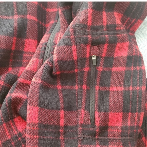 The North Face Men Gordon Lyons Novelty 1/4 Zip Fleece, red size S, NWT - Picture 4 of 4